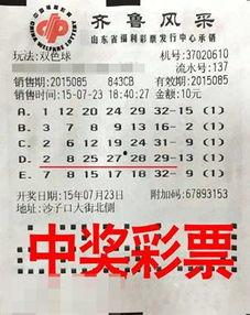 双色球 幸运二等奖,揭秘中奖者的喜悦与幸运瞬间